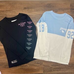 EEUC Girls Abercrombie Long Sleeve Shirt Bundle